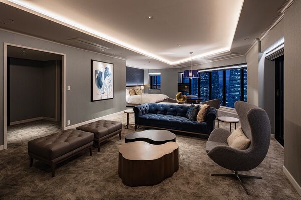 この地ならではの伸びやかな眺望をお楽しみ頂けるゲストスイート この地ならではの伸びやかな眺望をお楽しみ頂けるゲストスイート