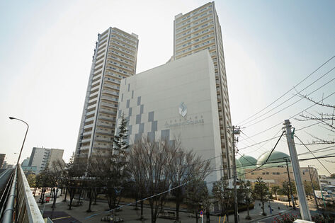 総住戸数625戸のツインタワーレジデンス。