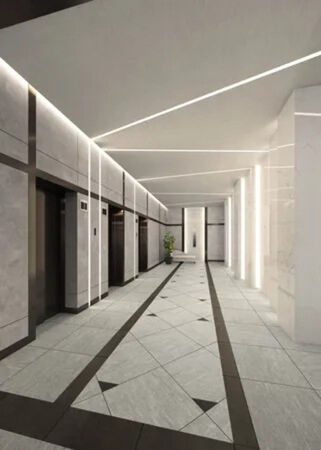 【ザ・ファインタワー名古屋今池】エレベーターホール(完成予想図) 【ザ・ファインタワー名古屋今池】エレベーターホール(完成予想図)