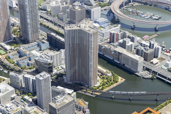 【芝浦アイランドケープタワー】空撮写真
