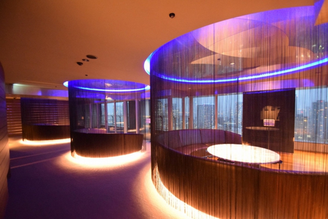 40階スカイラウンジ。 40階スカイラウンジ。