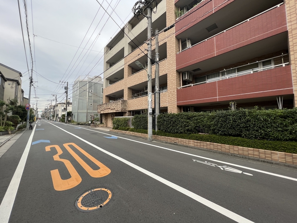 【ランドステージヒルズ南馬込】前面道路 【ランドステージヒルズ南馬込】前面道路