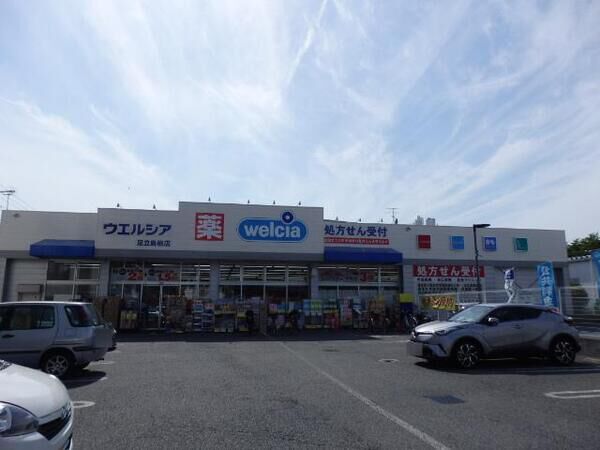 「ウエルシア足立島根店」まで約500ｍ（徒歩7分）