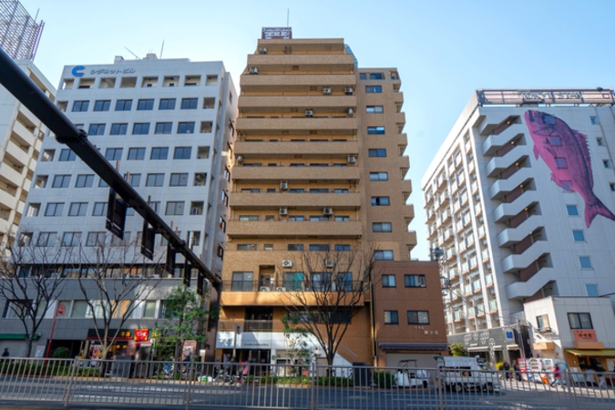 【ライオンズマンション東銀座】外観写真