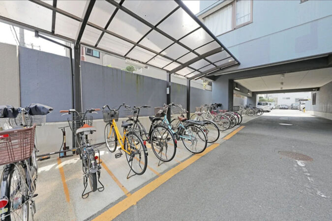 【サンフラット歌島リバーサイド】共用部分(駐輪場) 【サンフラット歌島リバーサイド】共用部分(駐輪場)