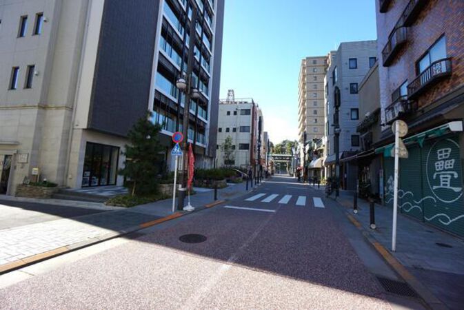 前面道路　東方面から