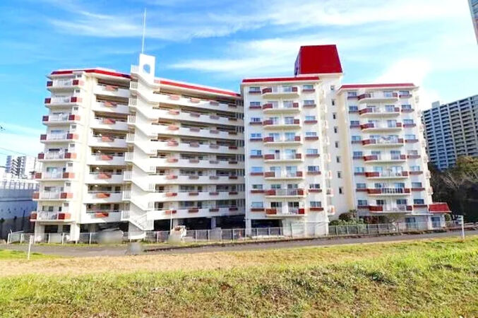 【市川江戸川堤マンション】外観