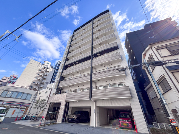 【レジュールアッシュ難波MINAMI-2】外観