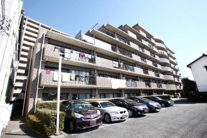 【朝霞台パークホームズ】7階建、総戸数51戸。全戸南向きの快適な住まいです。