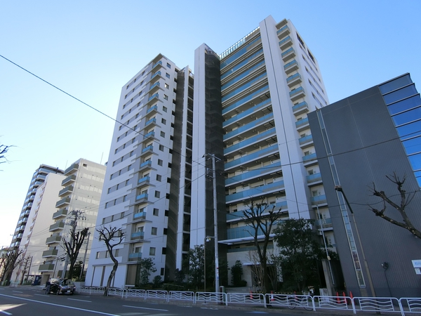 【プラウドシティ越中島アクアテラス】外観