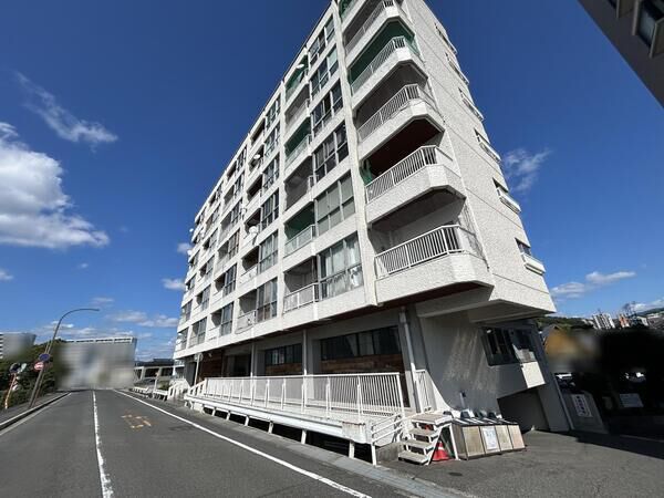 【リバーサイドコーポ牛田】外観 【リバーサイドコーポ牛田】外観