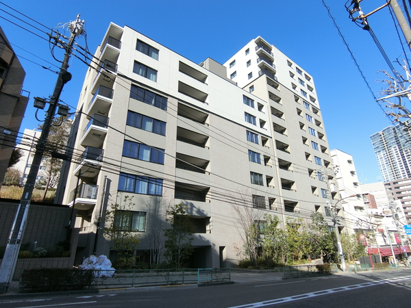 【グランドメゾン白金高輪パークフロント】外観