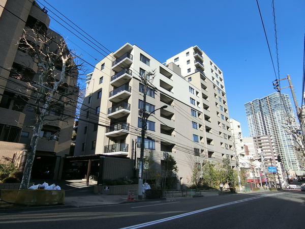 【グランドメゾン白金高輪パークフロント】外観