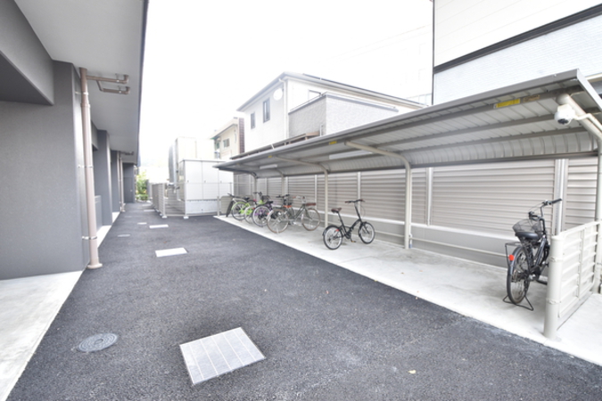 【アルファステイツ倉敷中庄】駐輪場