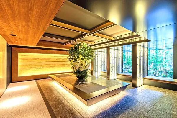 【パークホームズ日本橋本町】エントランスラウンジ1