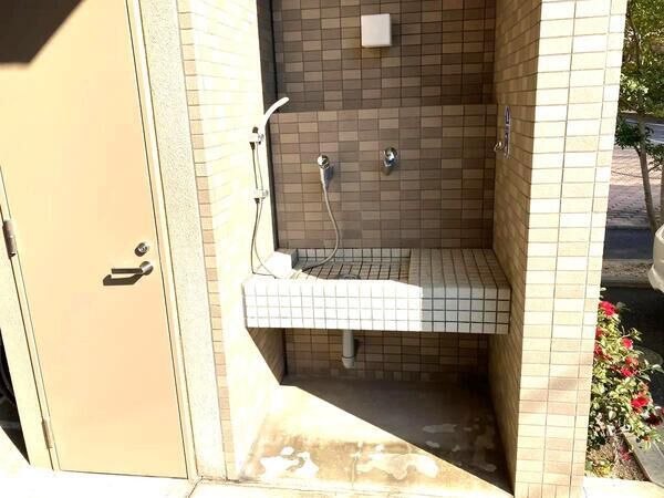 ペットの足洗い場 ペットの足洗い場