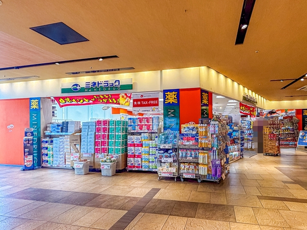 ミネドラッグユニゾンモール東中野店まで約300m(徒歩4分)