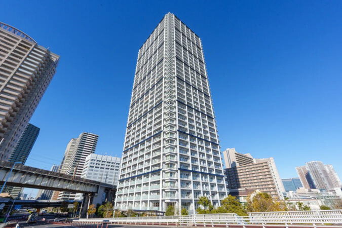 【ベイクレストタワー】外観　地上136ｍ　40階建てのタワーマンション