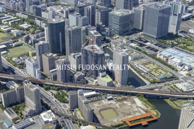 【リビオタワー品川】空撮外観 【リビオタワー品川】空撮外観