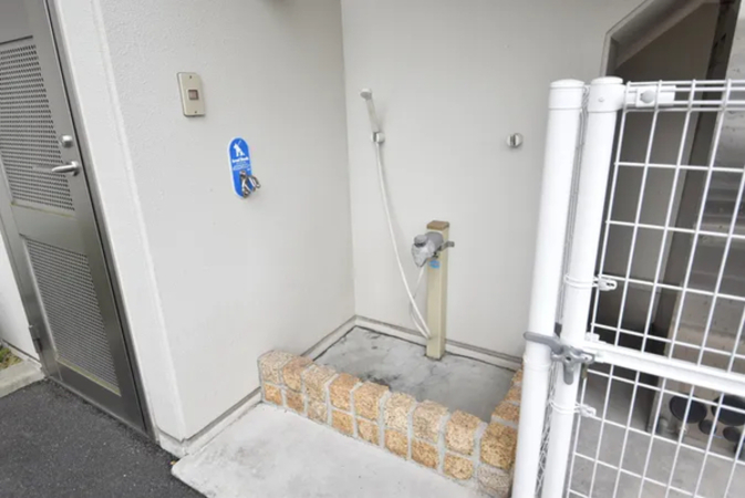 ペット足洗い場