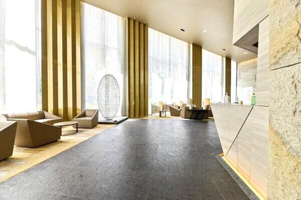 【Brillia THE TOWER TOKYO YAESU AVENUE(ブリリア ザ タワー東京八重洲アベニュー)】エントランスホール1 【Brillia THE TOWER TOKYO YAESU AVENUE(ブリリア ザ タワー東京八重洲アベニュー)】エントランスホール1