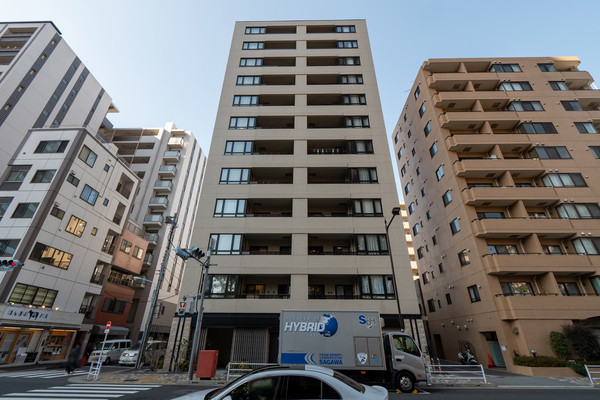 【ザファイン築地レジデンス】外観写真