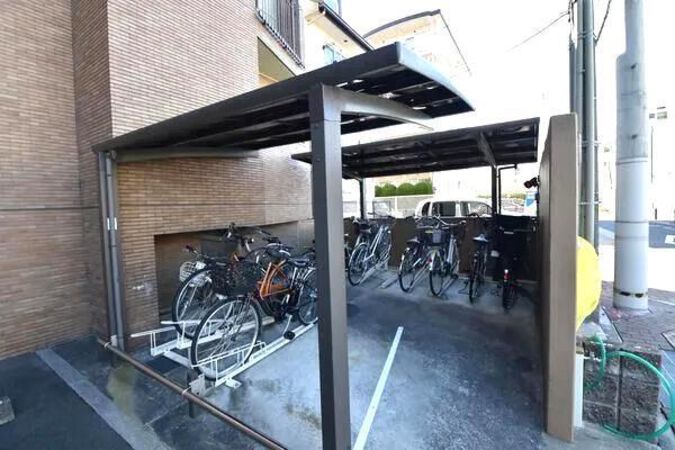 【三旺マンション第6植田】駐輪場
