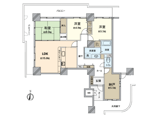 ラフォルテ西神中央 2番館 間取り ラフォルテ西神中央 2番館 間取り
