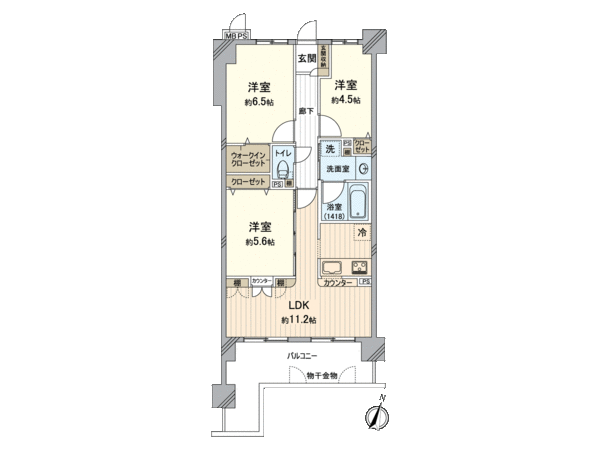 ライオンズマンション西神中央 間取り ライオンズマンション西神中央 間取り
