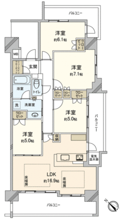 Brillia南草津駅前 間取り Brillia南草津駅前 間取り