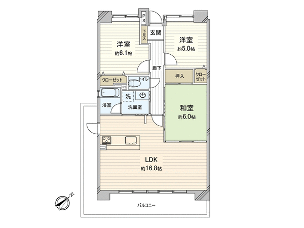 ベルヴィ南草津弐番館 間取り ベルヴィ南草津弐番館 間取り