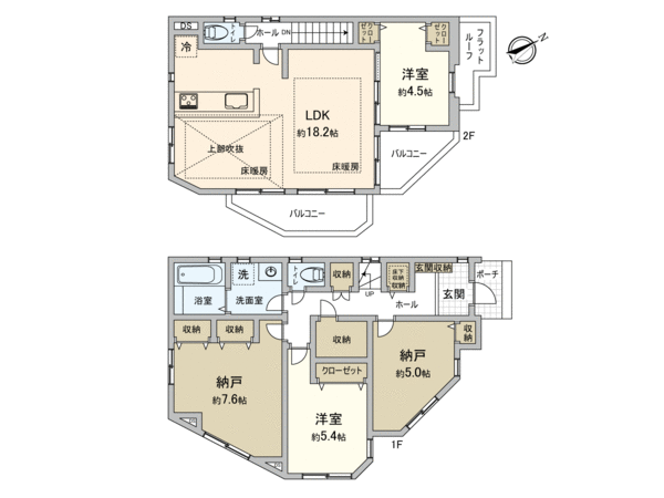 原町田4丁目 新築戸建 2号棟 間取り 原町田4丁目 新築戸建 2号棟 間取り
