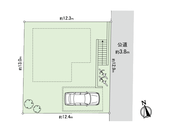 セレクトタウン南生田7丁目 地形図 セレクトタウン南生田7丁目 地形図