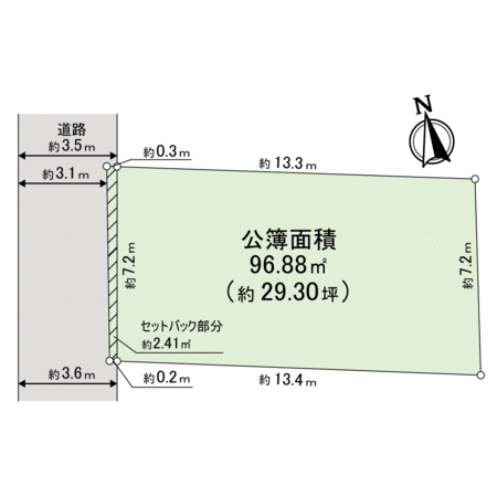 砧6丁目土地 地形図 砧6丁目土地 地形図