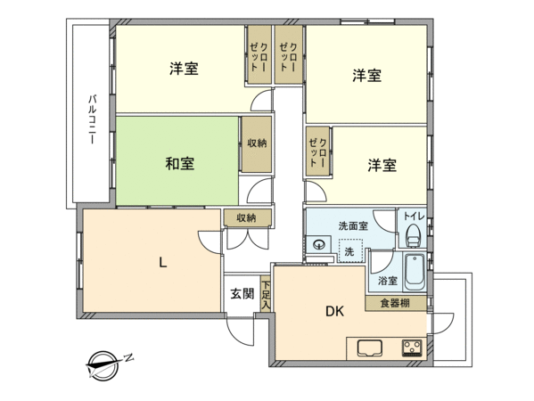 エステート立川一番町 3号棟 間取り エステート立川一番町 3号棟 間取り