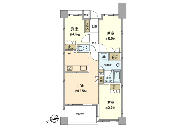 ライオンズ立川錦町レジデンス 間取り ライオンズ立川錦町レジデンス 間取り