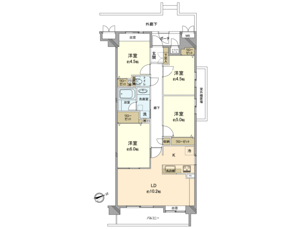 ハイホーム立川錦町 間取り ハイホーム立川錦町 間取り