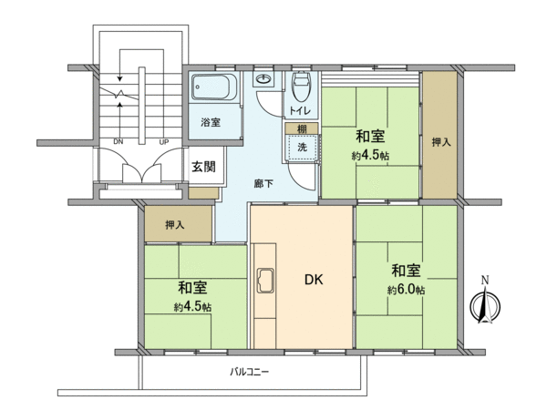 柏町住宅 8号棟 間取り 柏町住宅 8号棟 間取り