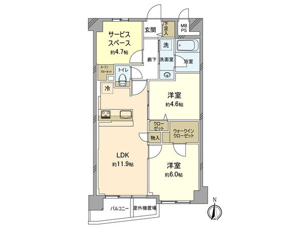 セザール第二西国立 間取り セザール第二西国立 間取り