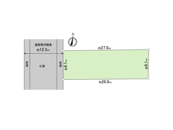 国立市西1丁目 土地 間取り 国立市西1丁目 土地 間取り