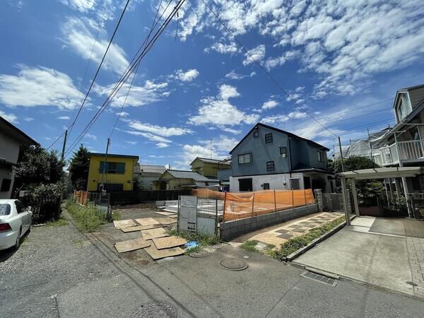 府中市小柳町1丁目 土地 現地 府中市小柳町1丁目 土地 現地