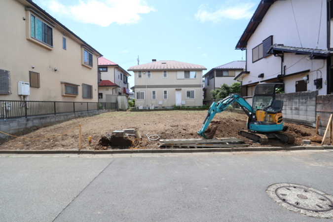 日野市東平山2丁目 新築戸建2号棟 着工前外観 日野市東平山2丁目 新築戸建2号棟 着工前外観