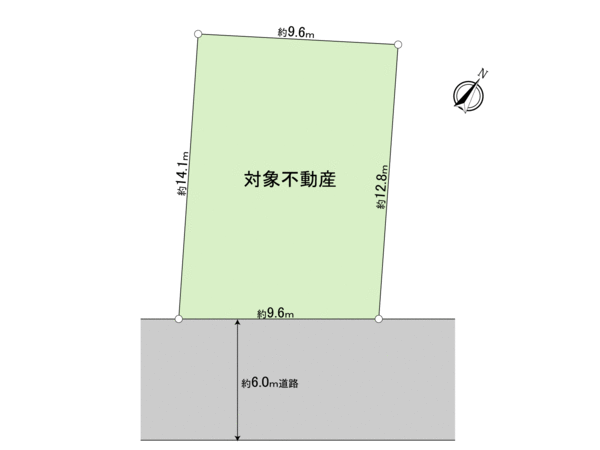 日野市多摩平3丁目 土地 地形図 日野市多摩平3丁目 土地 地形図