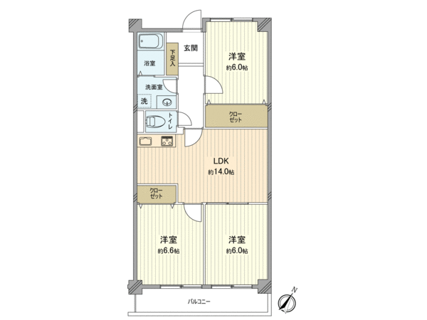 ドミール羽村 間取り ドミール羽村 間取り