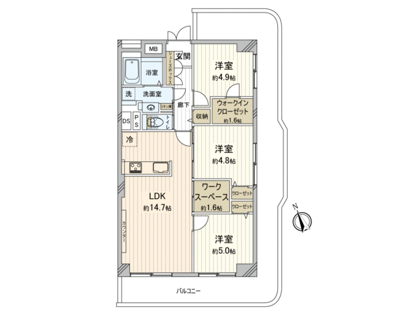 百草園スカイハイツ 間取り 百草園スカイハイツ 間取り