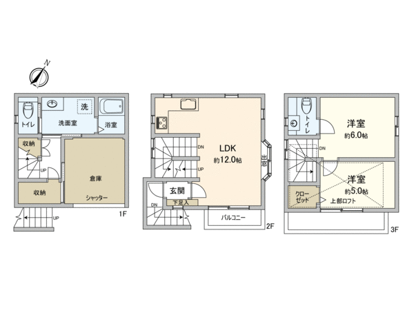 本蓮沼戸建 間取り 間取り