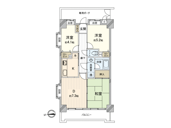 ライオンズマンション小金井公園 間取り ライオンズマンション小金井公園 間取り