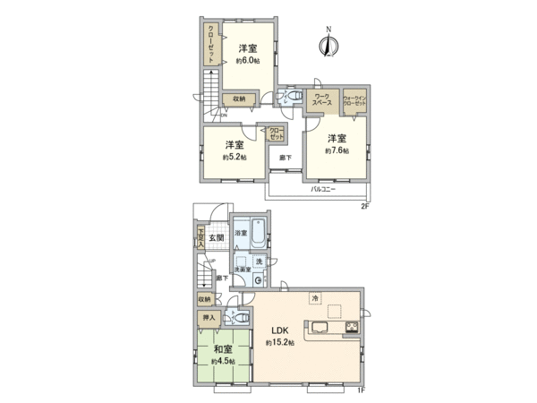 小平市美園町3丁目 新築戸建 間取り 小平市美園町3丁目 新築戸建 間取り