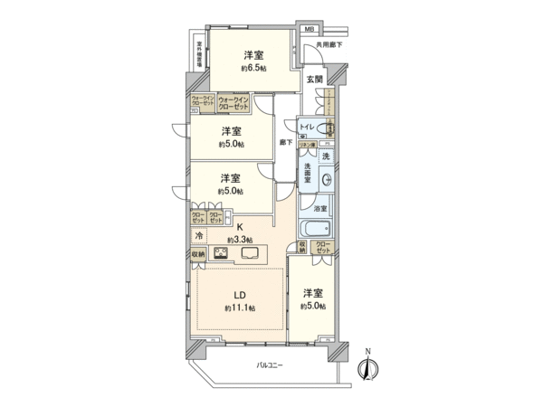 ルフォン小平美園町 間取り ルフォン小平美園町 間取り