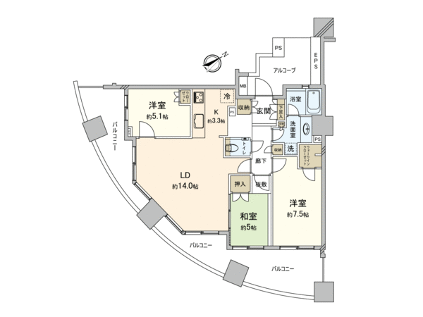 HIBARI TOWER 間取り HIBARI TOWER 間取り
